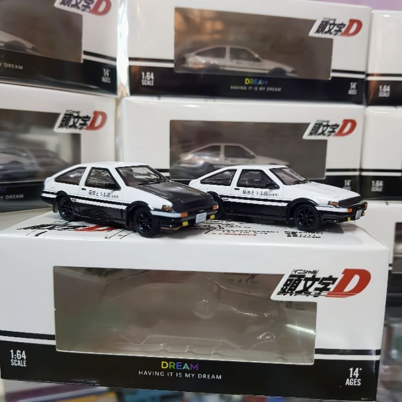 TIMEMICRO INITIAL D TOYOTA COROLLA AE86 TIME MICRO SCALE 1:64 | Shopee ...