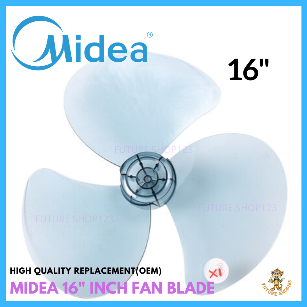 Midea Stand fan Wall fan table fan fan blade/midea fan blade high quality Shopee Malaysia
