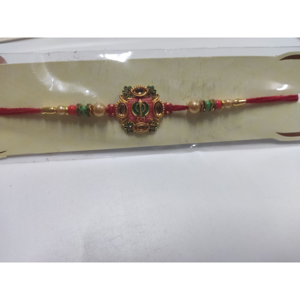 Stylish Rakhi for Raksha Bandhan Design P Khanda | Shopee Malaysia