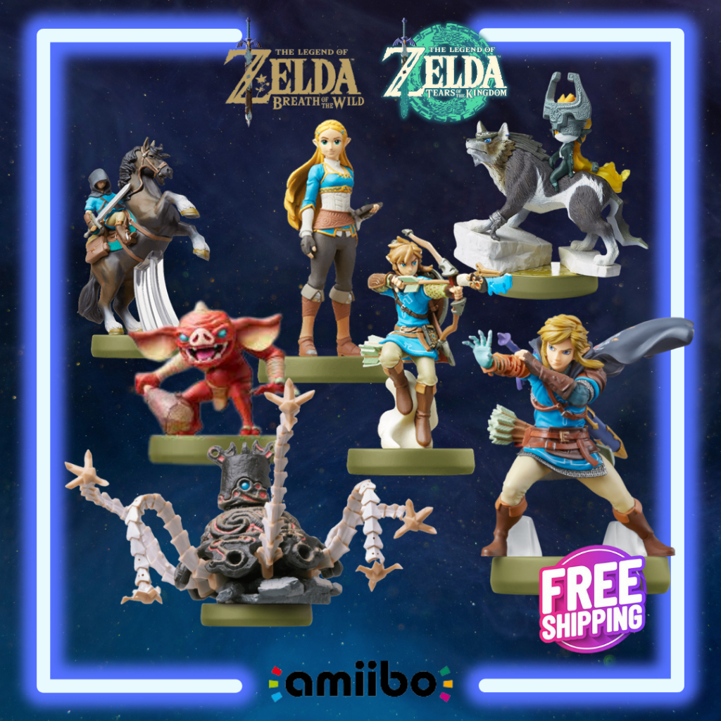 (Ready Stock) Amiibo Legend of Zelda Breath of the Wild / Totk Series ...