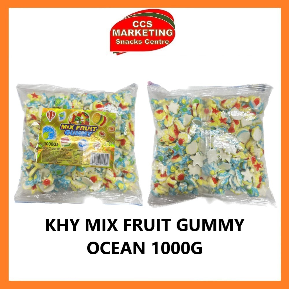 CCS Mix Fruit Gummy Toast / Watermelon / Burger / Pizza / Ocean 1000g ...