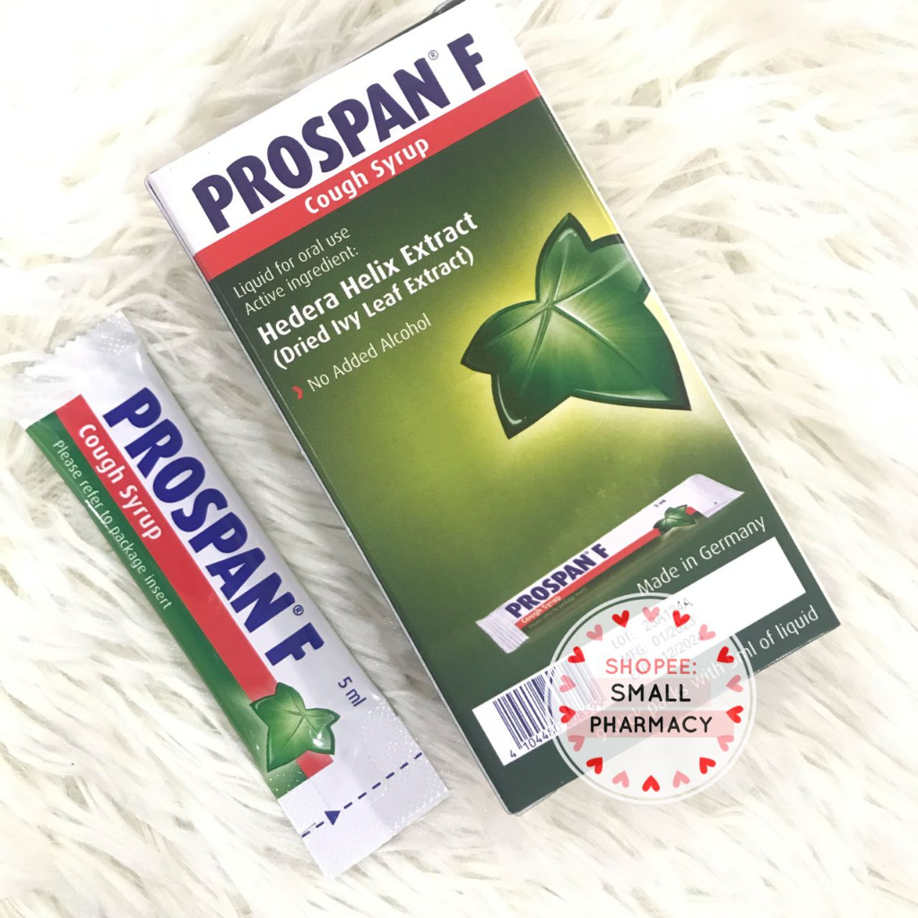Prospan F Cough Syrup Stick [ with menthol ] 5ml x 1 sachet / 1 box
