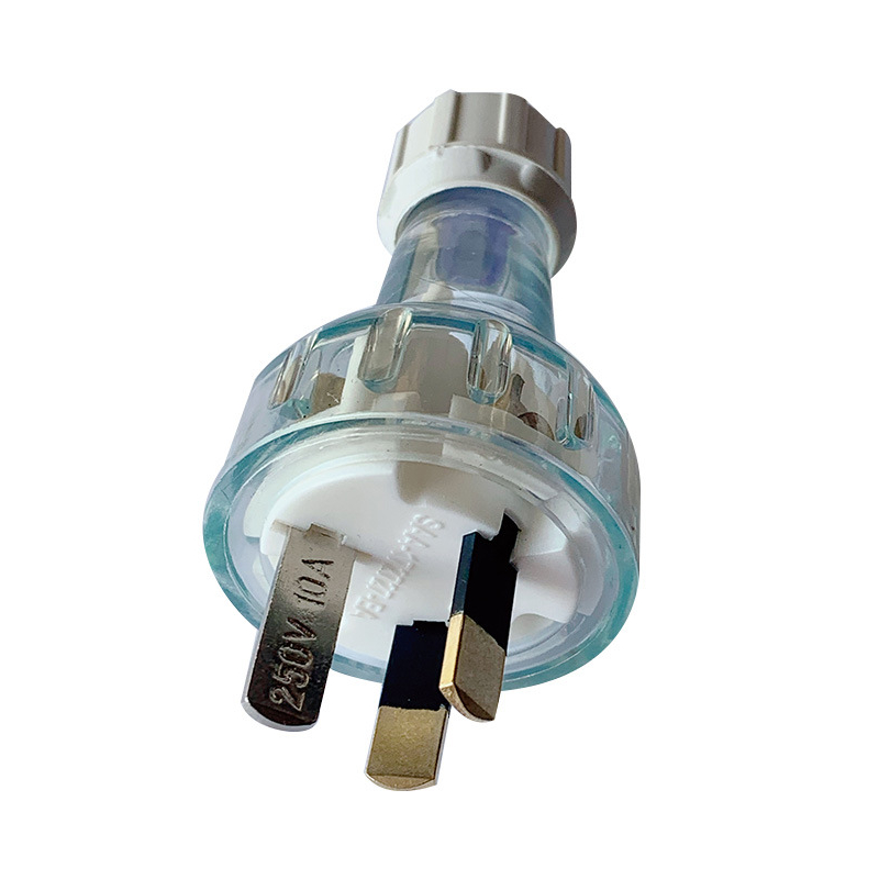 Australia AU 3 Prong Male 250V 10A Rewireable Wiring Power Plug Adapter