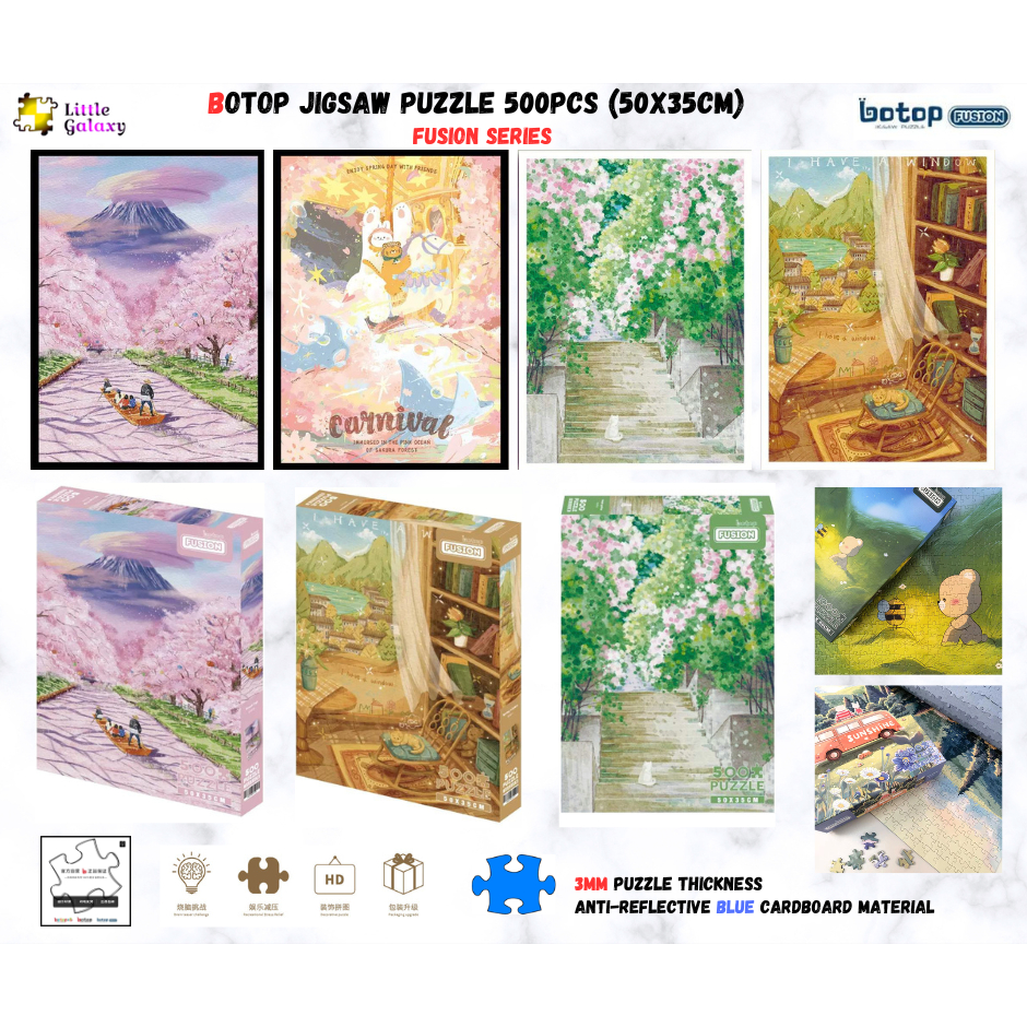 [Ready Stock][Birthday Gift] Botop Puzzle 500PCS - Botop Fusion Series ...