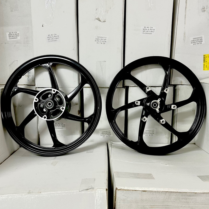 SPORT RIM 6L RS150 RSX 6BATANG PLUG AND PLAY DISC ORIGINAL BLACK ...