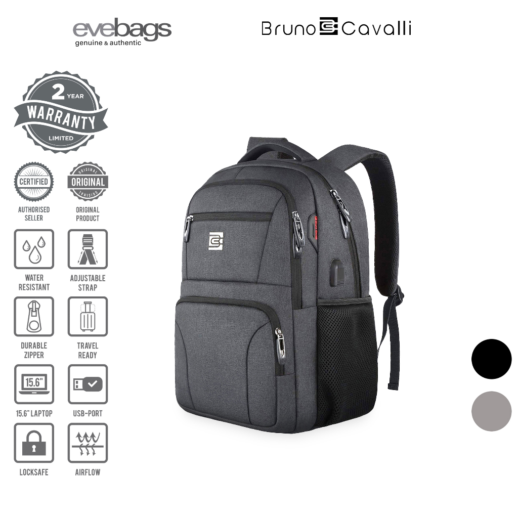 bruno cavalli laptop backpack