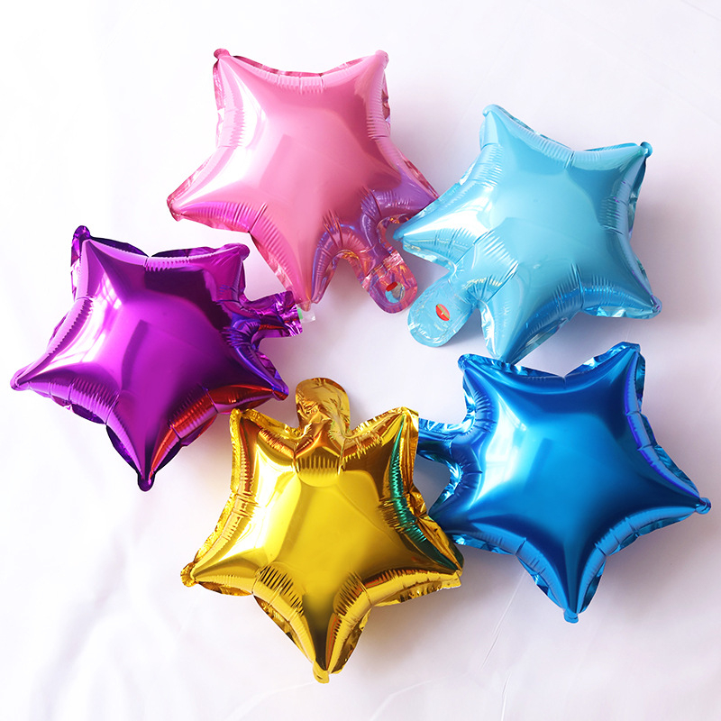 🎈READY STOCK🎈10'' COLORFUL STAR SHAPE BALLOON🎈10寸五角星彩色气球🎈 - BIRTHDAY ...