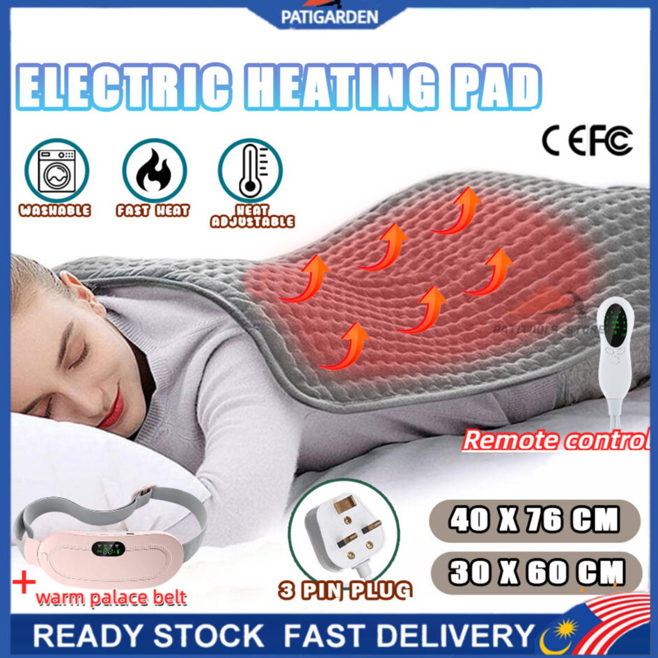 Ready🔥 Electric Heating Pad Period Heating Pad Warm Pad Therapy Heating