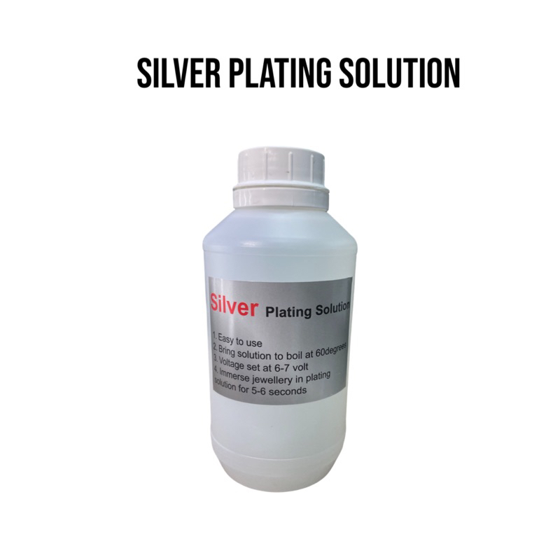 thumbnail image 2 of Nushine Silver Plating Solution - DIY Silver Plating Kit For Jewelry & Metal, Get Brilliant Results, UK Made 2 of 11