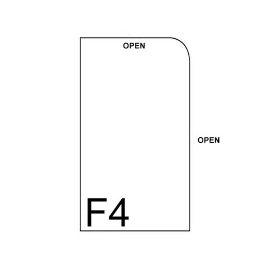 CBE 1466A (A4) / 1466F (F4) L Shape Transparent Folder / Document ...