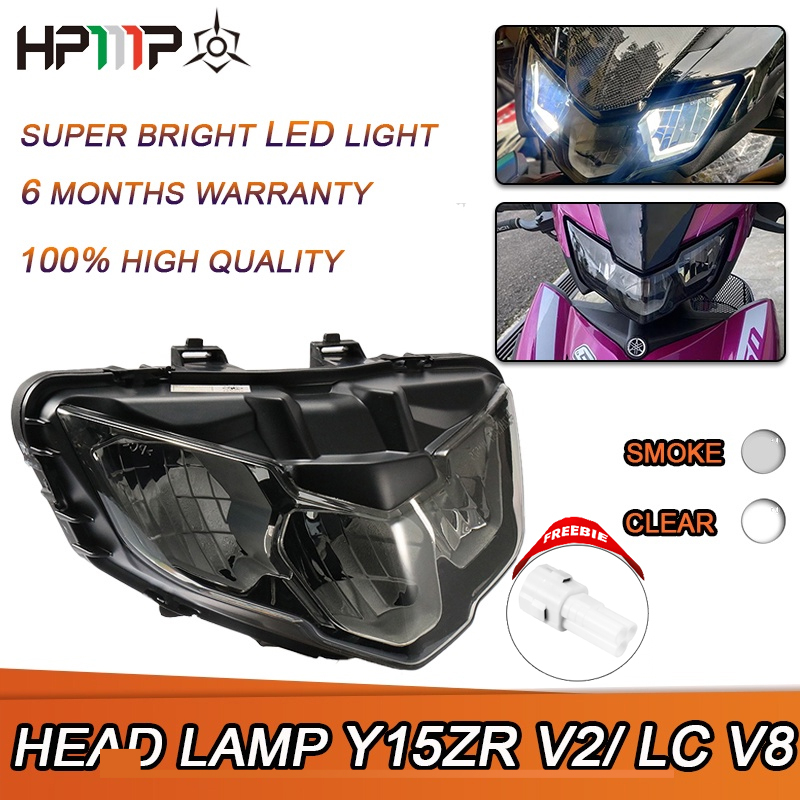 YAMAHA LC135 LC V8 Y15 V2 LED HEADLAMP LIGHT LAMPU DEPAN HEAD LIGHT