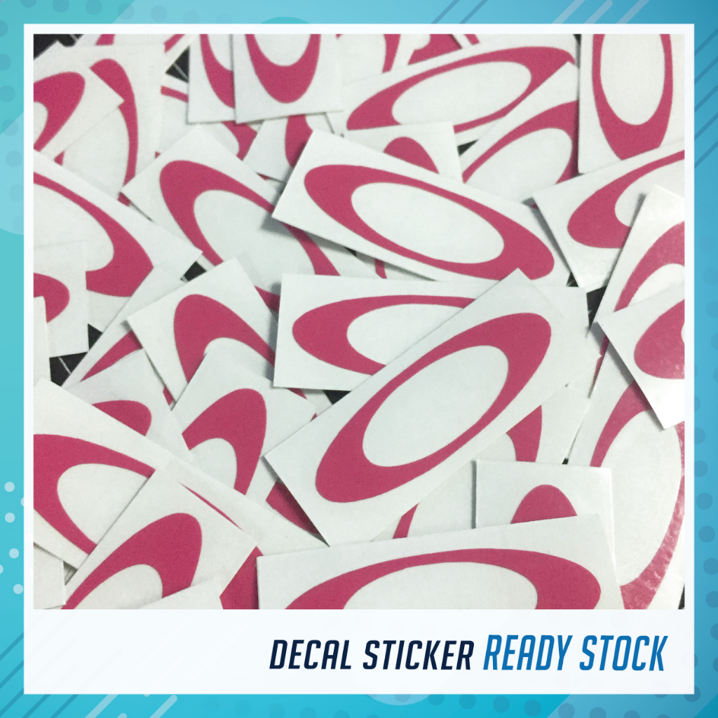 Sticker OAKLEY Fluorescent | Sticker Motor, Kereta | Shopee Malaysia