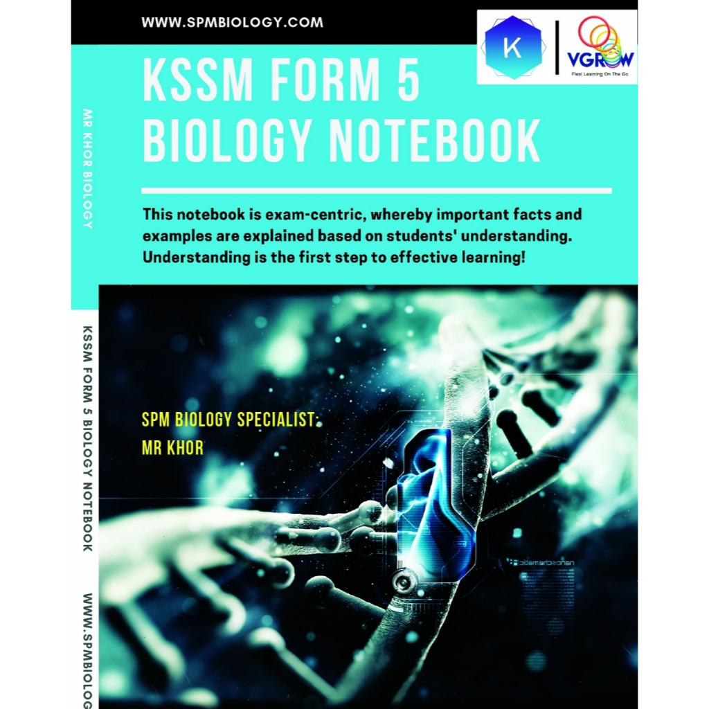 KSSM Form 5 Biology Biologi Notebook Dwibahasa (NEW SYLLABUS 2021) 210 ...