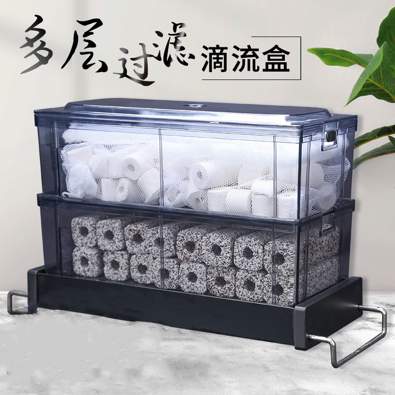 🇲🇾Ready Stock🇲🇾 Aquarium Top Filter Box Drip Box Trickle Box F120