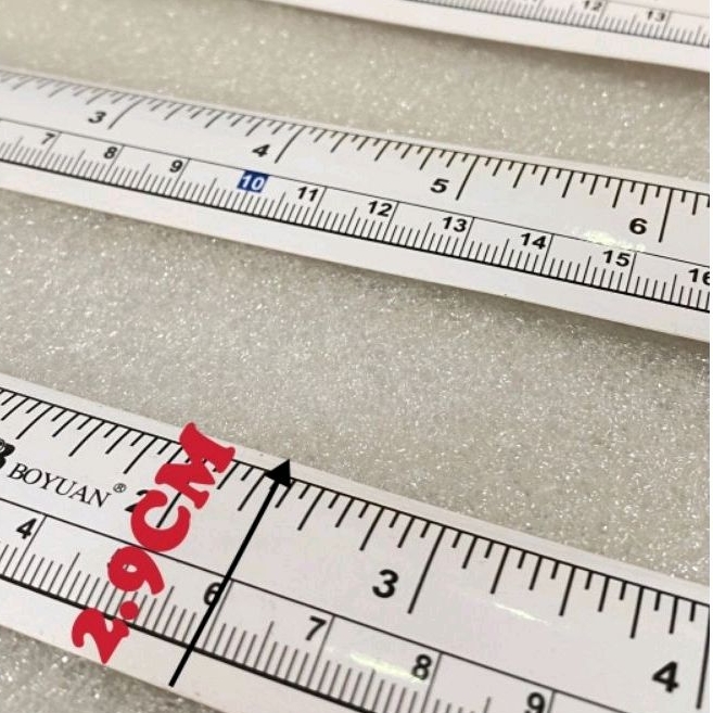Tape Ruler/Pembaris Ukur Sticker/90CM/Self Adhesive Measure Tape For ...