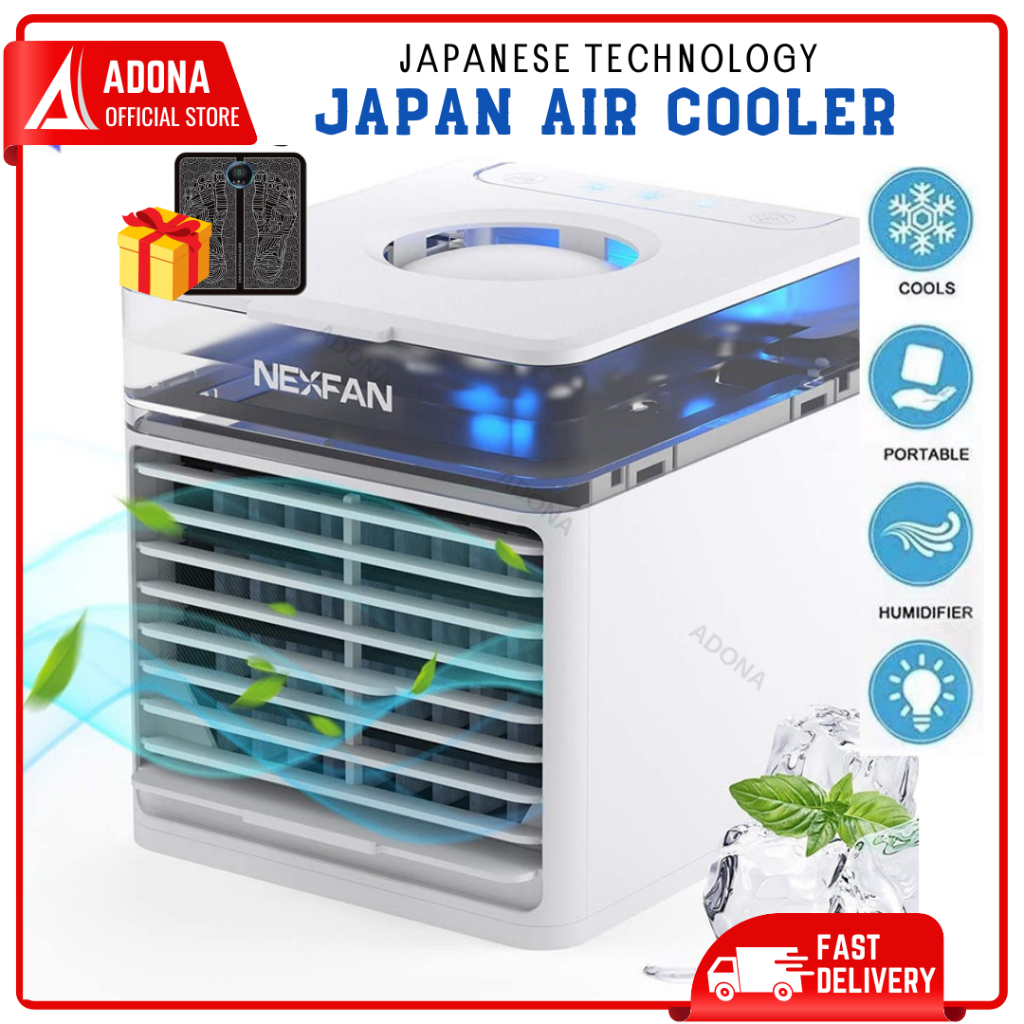 NEXFAN JAPAN AIR COOLER Mini Air Conditioner Fan Home Desktop Small Car
