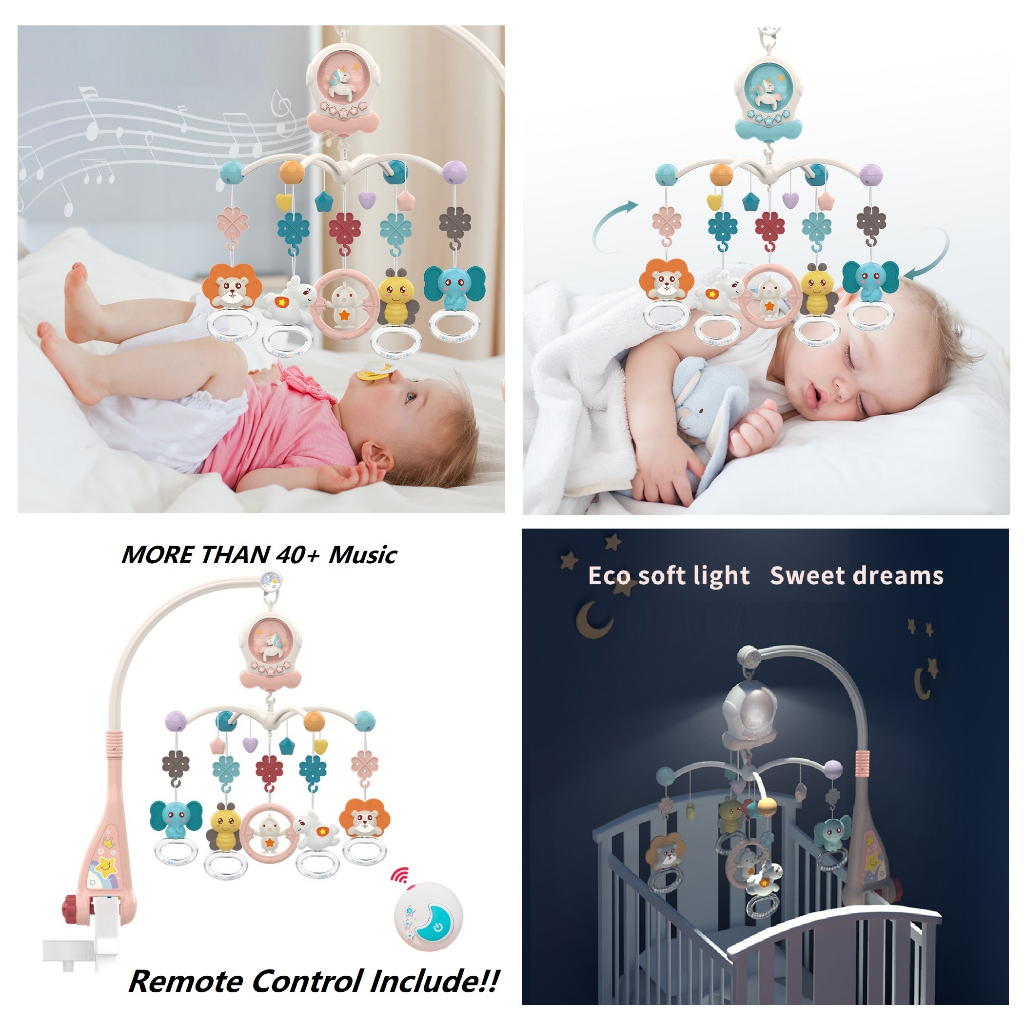 Baby Music Cot Mobile / Baby Mobiles Toy / Baby Bed Cot Mobiles / Baby