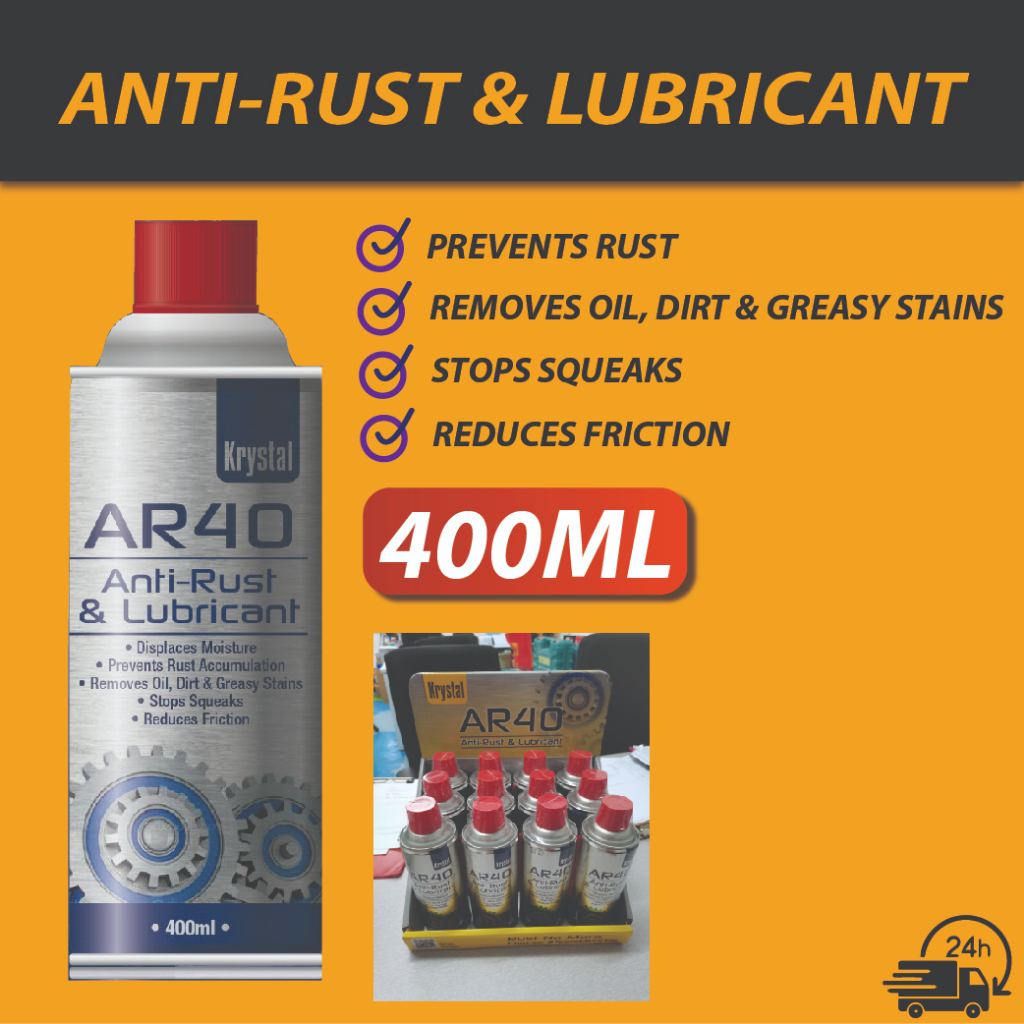 [400ML] AR-40 Multi Use Product Anti Rust Multi Purpose Lubricant Spray ...