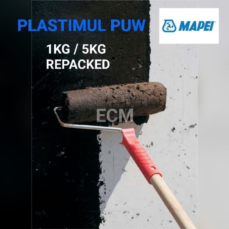 MAPEI PLASTIMUL PUW (4KG /1 KG REPACKED) Water-based, highly elastic ...