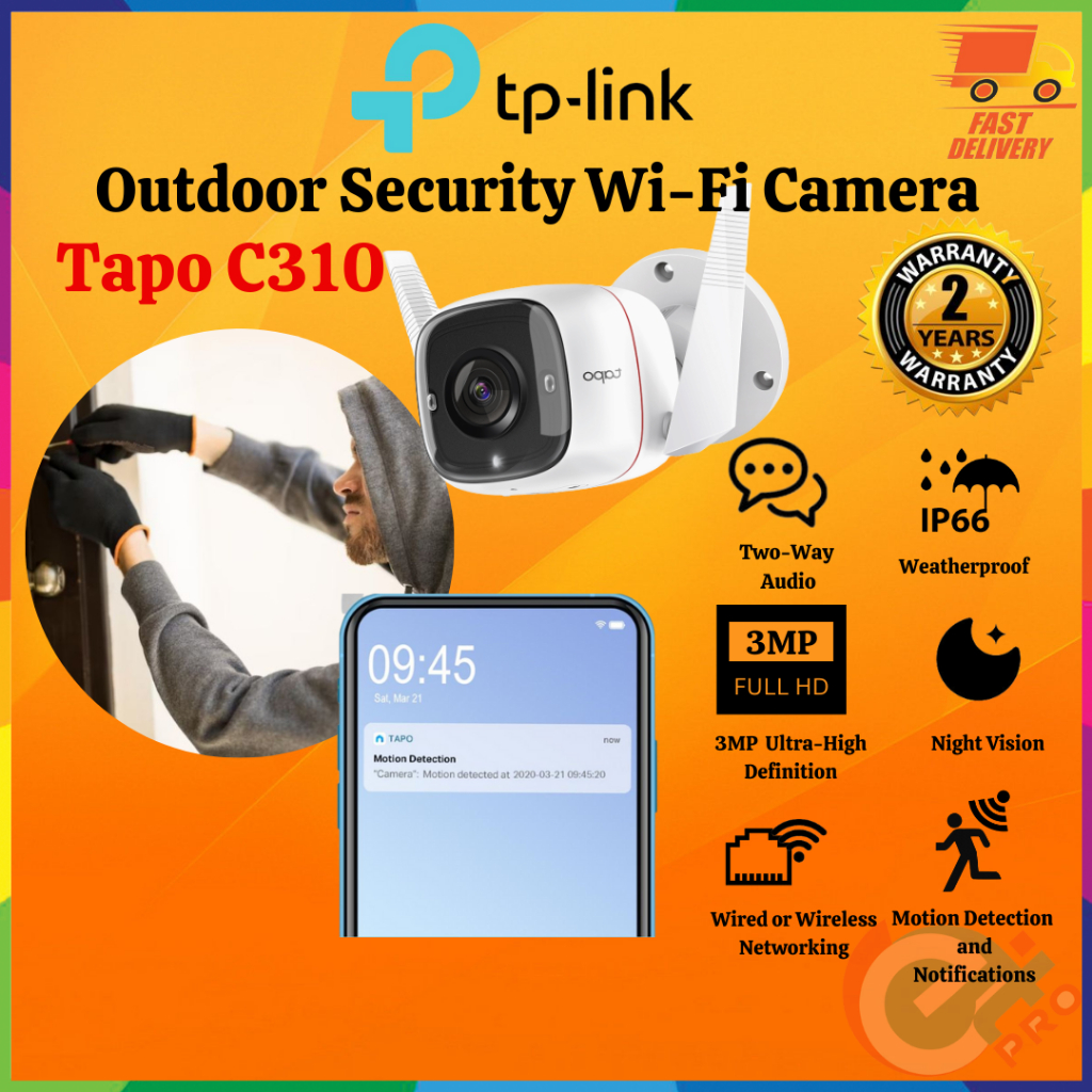 TP LINK Tapo C310 Outdoor Security Wi-Fi Camera | Shopee Malaysia