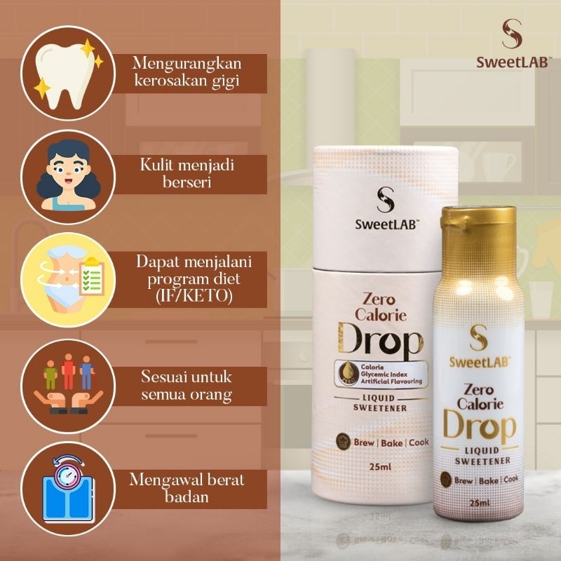 Sweetlab Zero Calorie Drop | Shopee Malaysia