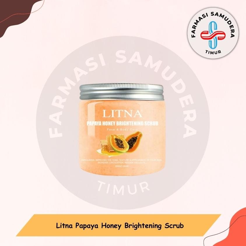 Litna Papaya Honey Brightening Scrub Body And Face Care Shopee Malaysia