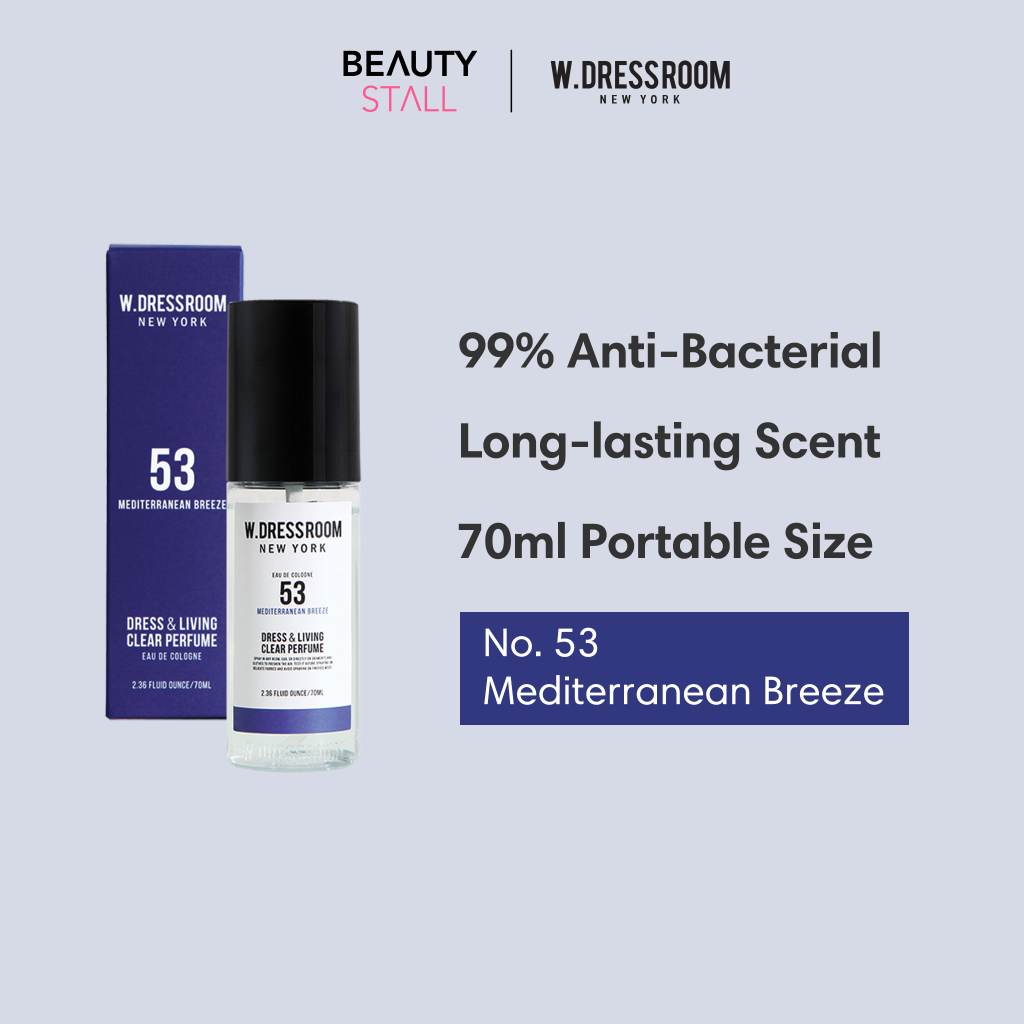 W.Dressroom Dress & Living Season 2 Clear Perfume 70ml - No.53  Mediterranean Breeze | Shopee Malaysia