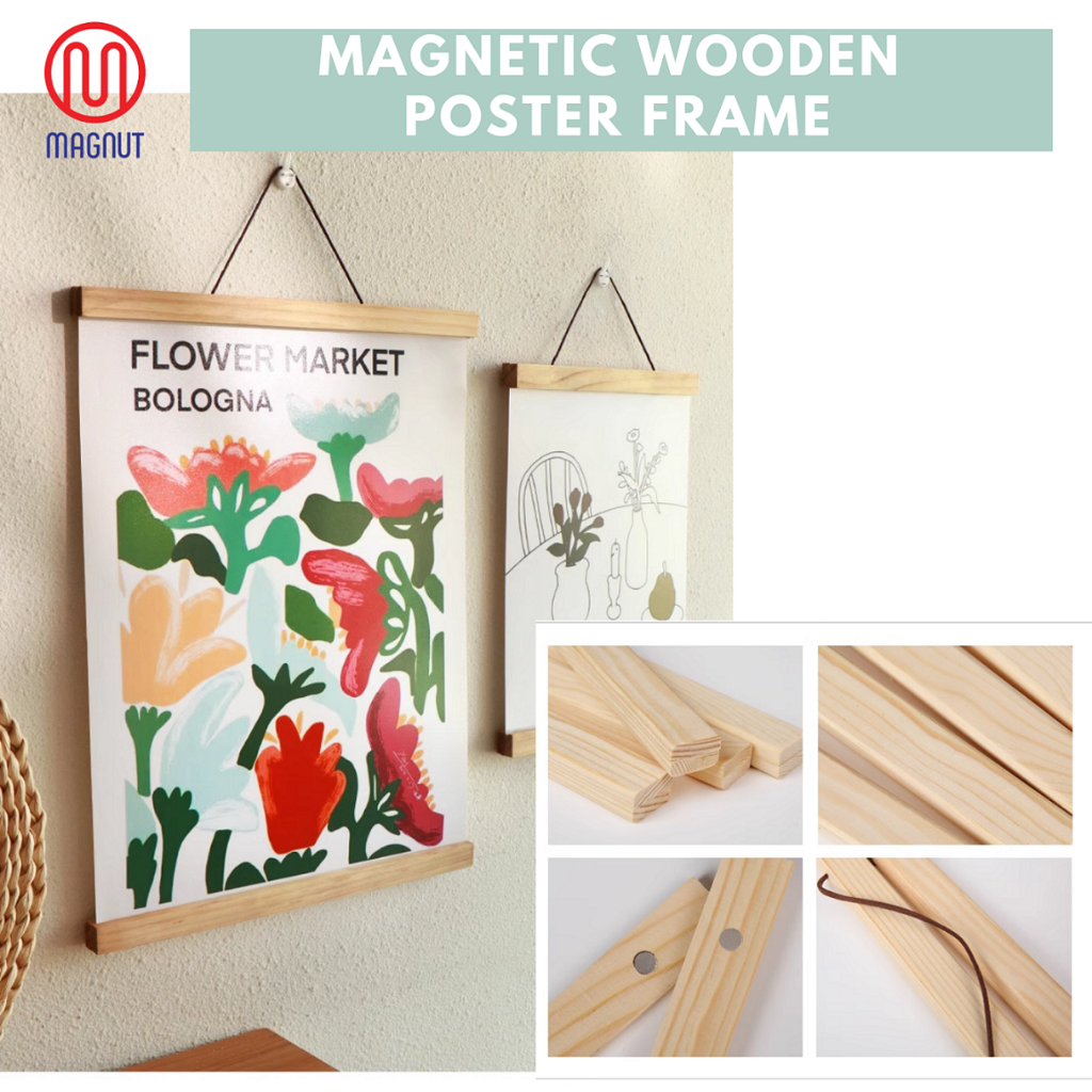 Wooden Poster Frame / Picture Frame / Minimalist design picture frame Shopee Malaysia