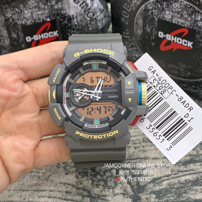 100 ORIGINAL CASIO G SHOCK GA 400PC 8A JAM TANGAN LELAKI GA 400PC GA400PC8 Shopee Malaysia