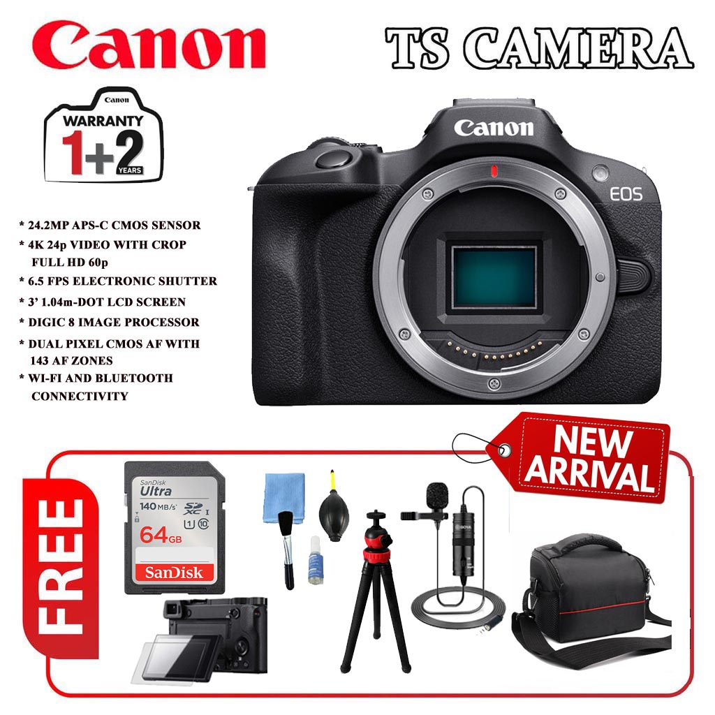 CANON EOS R100 MIRRORLESS CAMERA R100 BODY R100 KIT LENS 1845MM (CANON ...