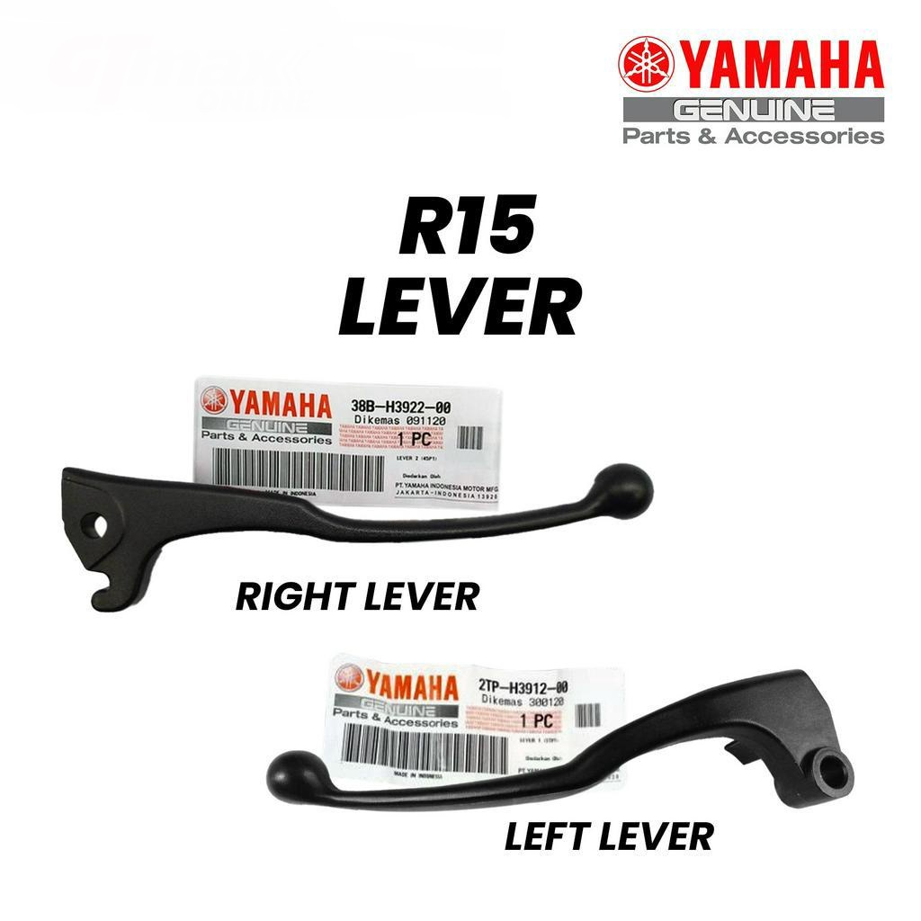 ORIGINAL YAMAHA R15 BRAKE LEVER CLUTCH LEVER HAND BRAKE CLUTCH TANGAN ...