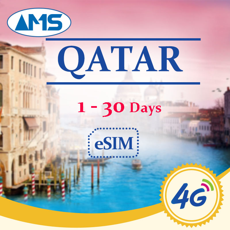 Qatar esim 130 Days High speed Data Qatar SIM Card for travel Prepaid