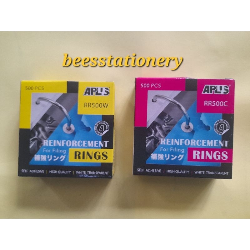 APLUS REINFORCEMENT RING 500PCS (WHITE/TRANSPARENT) | Shopee Malaysia