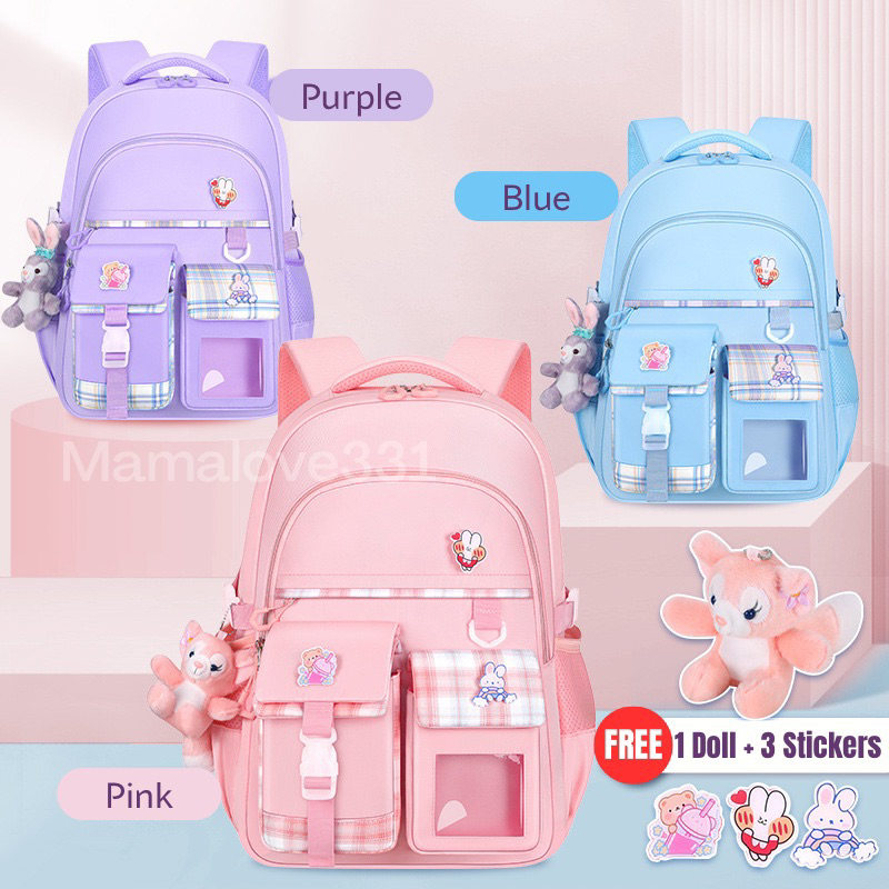 Unicorn 1-3 Class Orthopedic Primary School Bags Quality Children Kids  Backpacks For Girls Boys Roomy Backpack Mochila Infantil