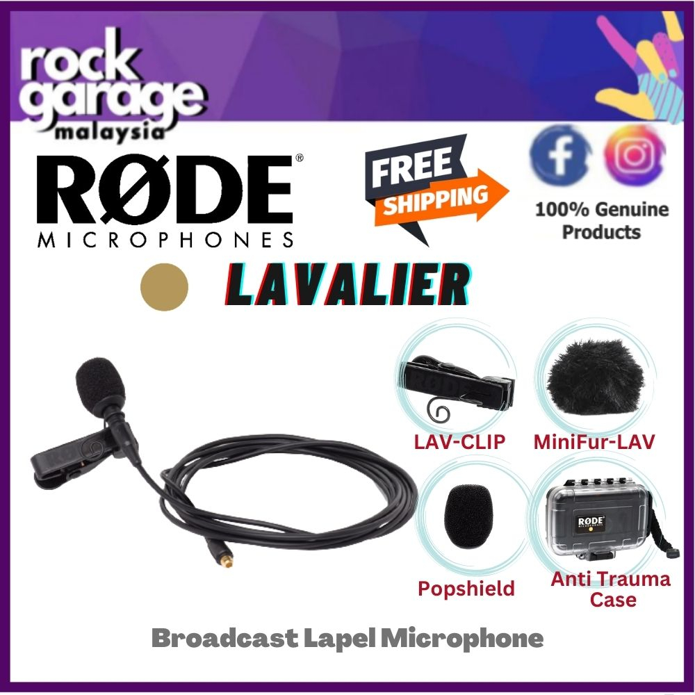 Rode Lavalier - Lapel Microphone | Shopee Malaysia