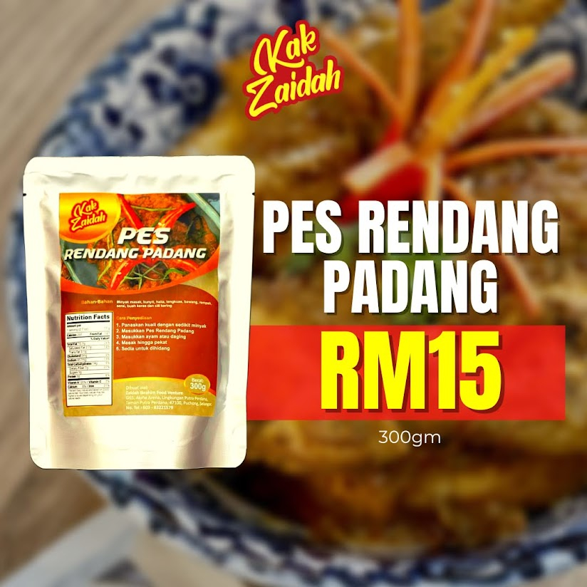 PES RENDANG PADANG KAK ZAIDAH HQ | Shopee Malaysia