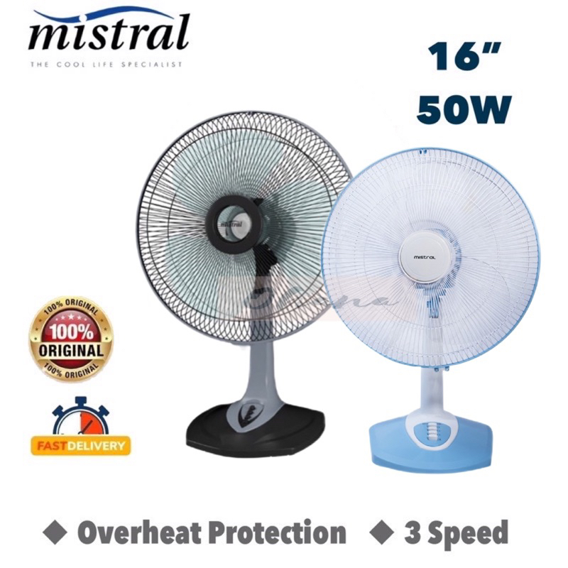 MISTRAL MTF16E13 MTF1617V2 16” TABLE FAN/ 16 INCI KIPAS MEJA FLOOR FAN ...