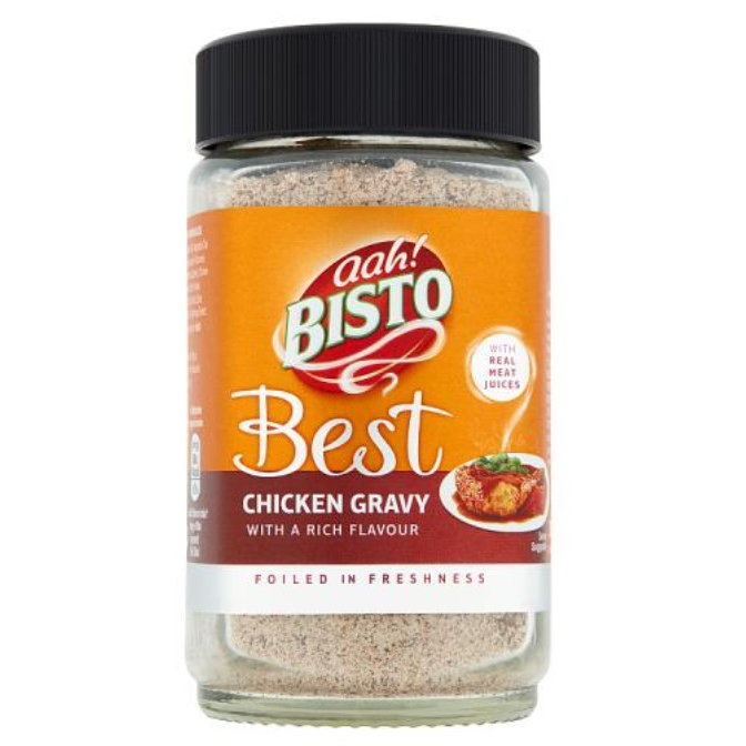 aah! Bisto Best Roast Chicken Gravy Granules Real Meat Juice with Rich