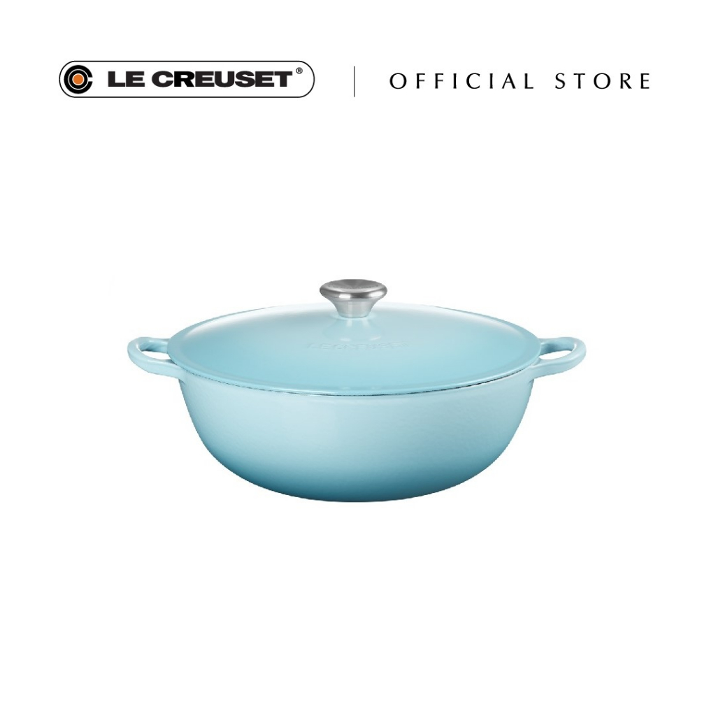 Le Creuset StirFry Marmite Classic Range Purist Blue (28cm) Shopee