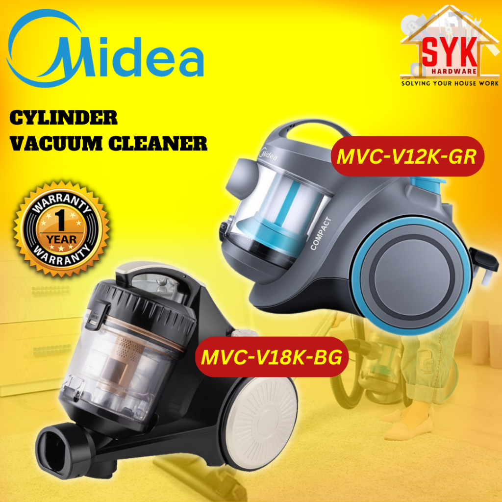 SYK Midea MVCV18KBG MVCV12KGR Cylinder Vacuum Cleaner Home