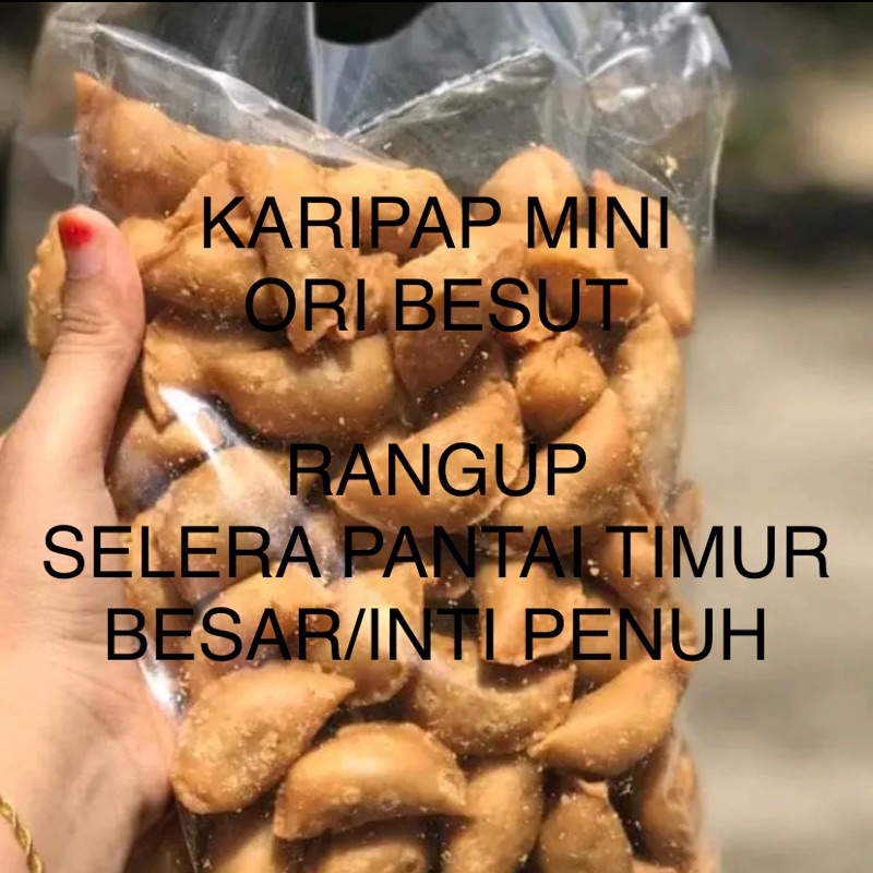 Karipap Mini Rangup Inti Serunding Ikan Original Besut Terengganu