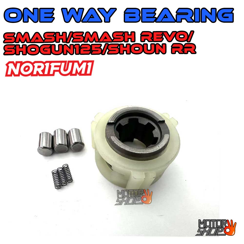 ONE WAY CLUTCH BEARING SUZUKI SMASH / SMASH REVO / SHOGUN 125 / SHOGUN RR FULL SET TOBAKI