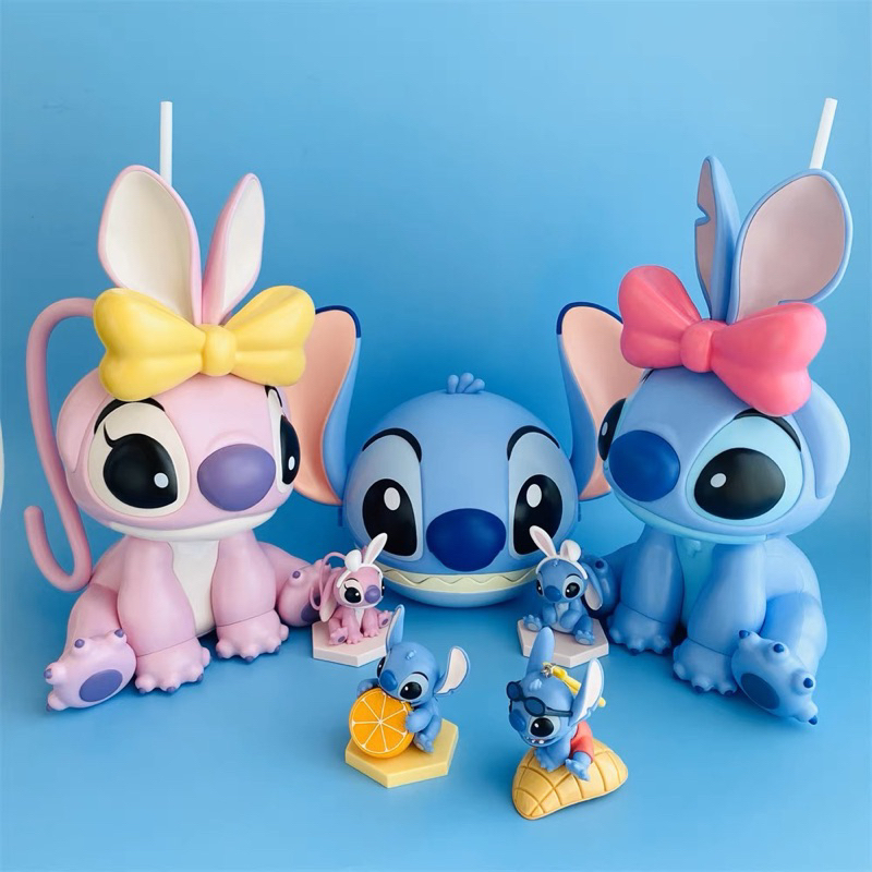 Disney Lilo & Stitch Angel Popcorn Bucket Topper Cup figures figurine