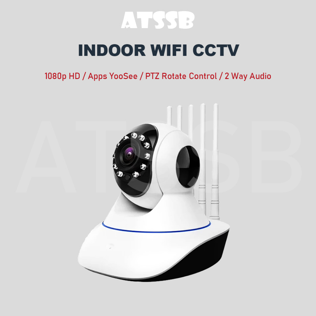 ATSSB 5 Antenna Wireless CCTV IP CAMERA 1080P Full HD 2MP Wifi CCTV ...