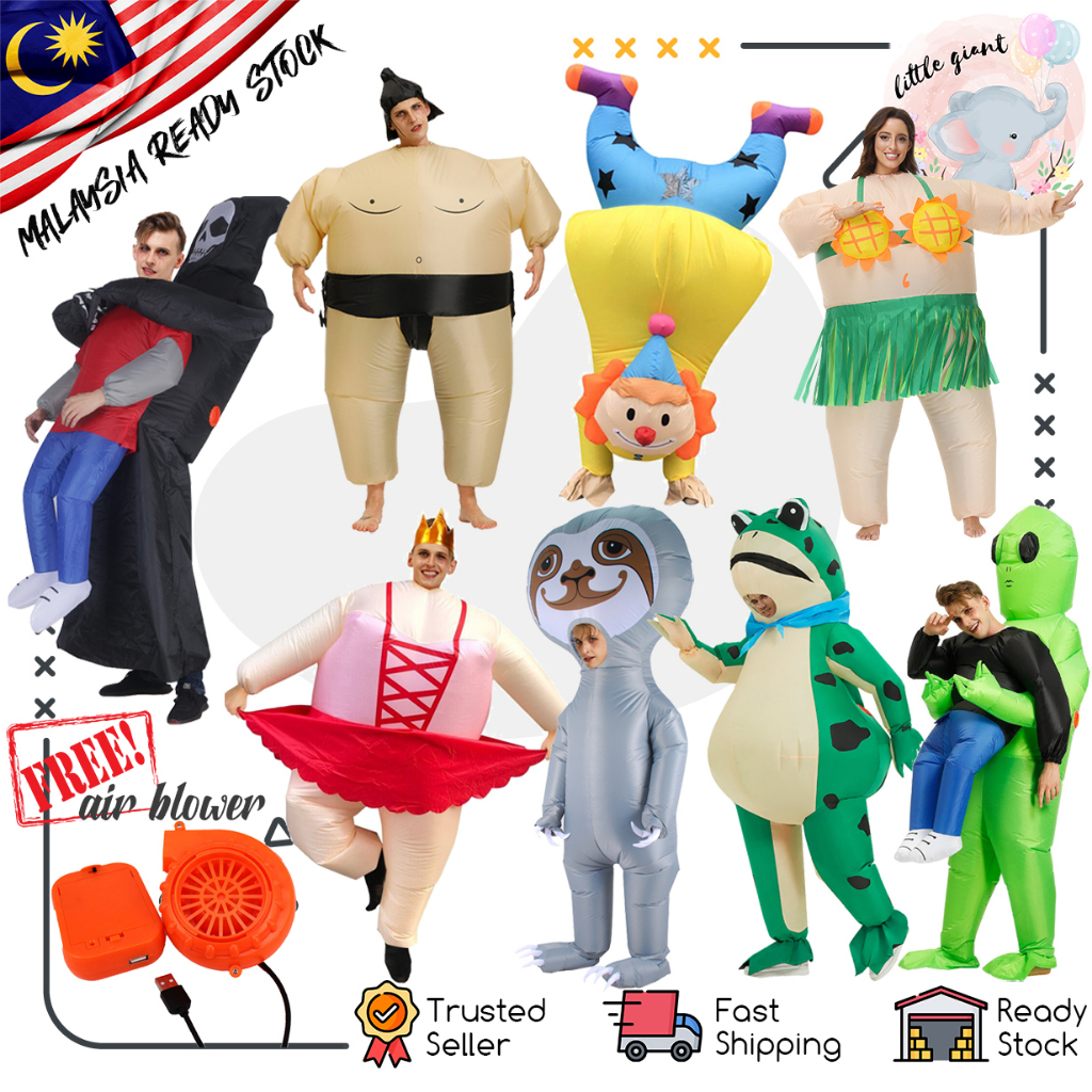 [FREE BLOWER] HALLOWEEN INFLATABLE COSTUME EVENT MASCOT ADULT PARTY ...