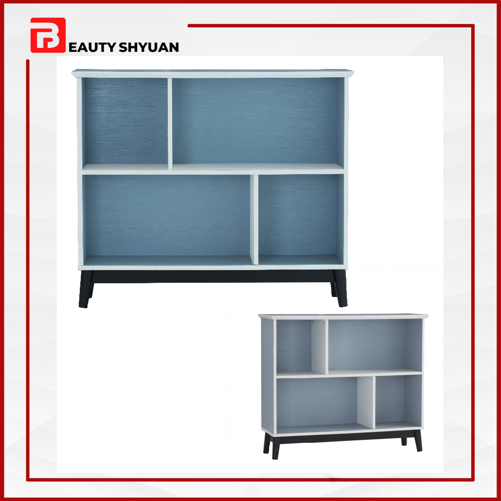 HOWELL Low Bookcase Book Rack Bookshelf Book Shelf Rack Display Rack ...