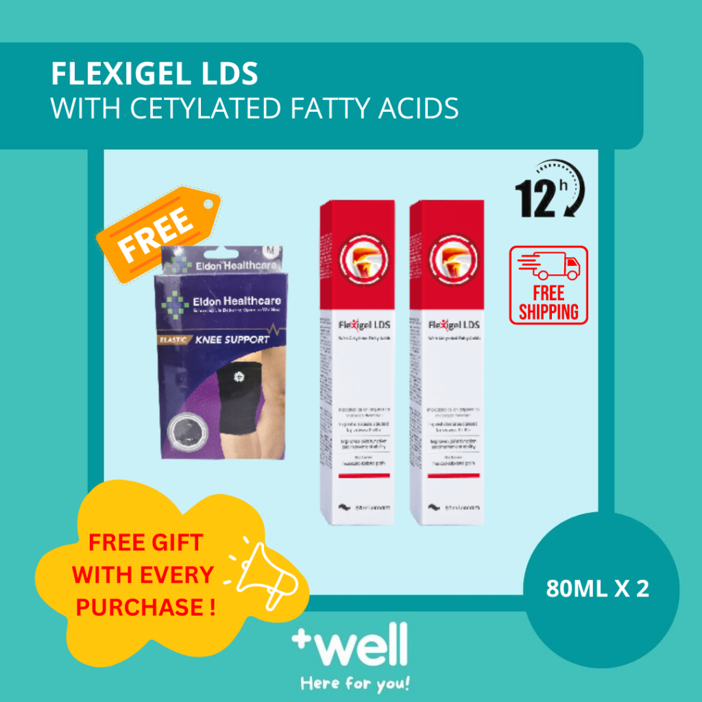 Flexigel LDS (exp 7/2025)with Cetylated Fatty Acids 80ml FOC knee