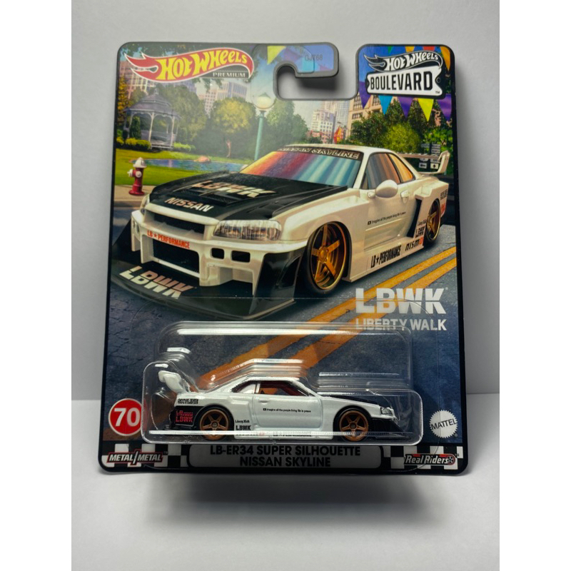 Hot Wheels Premium Boulevard 2023 LB-ER34 Super Silhoutte Nissan ...