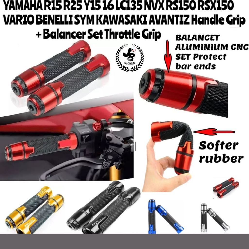 YAMAHA Handle Grip+ Balancer Set Throttle Grip | Shopee Malaysia