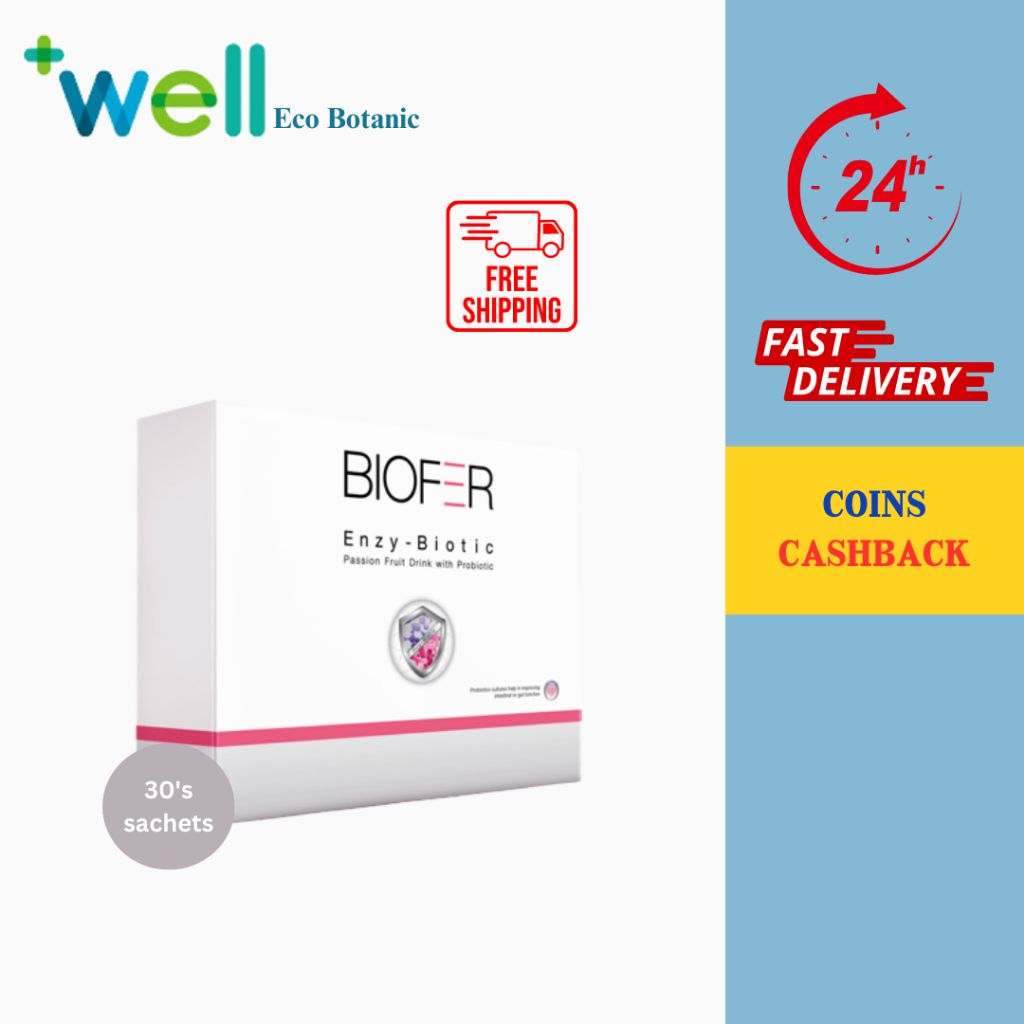 Ascentia Biofer EnzyProbiotic For Digestion/Wind/Enzyme/Constipation